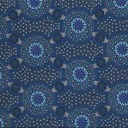 M&S Textiles Australia - Bush Flowers Blue
